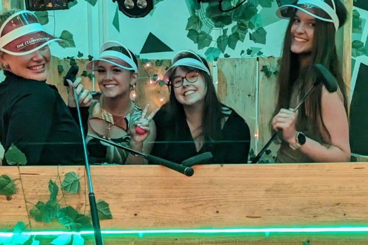 group posing for photo