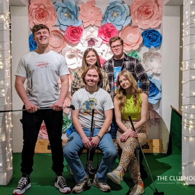 group posing for photo