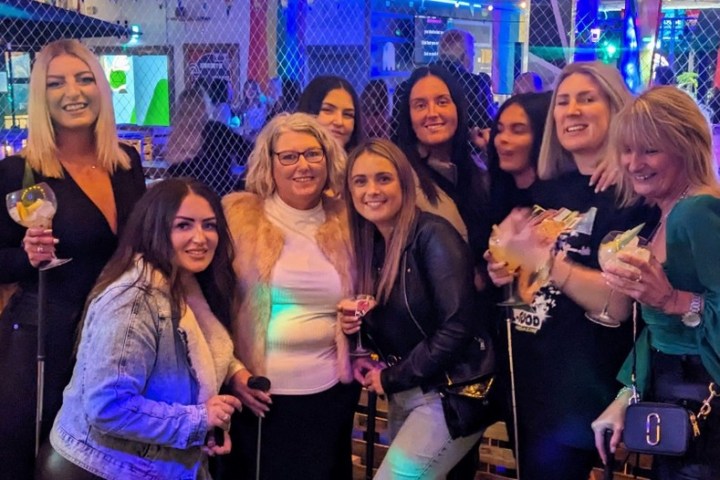 group posing for the camera