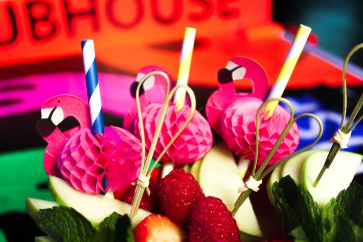 a close up of a plate of birthday cake