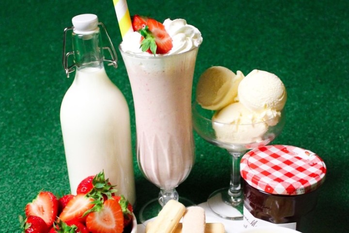 a plate of food on a table